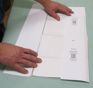 Fold-On Lo-Luster Pre-Cut Sheets 10" x 21" - Manaus Books site