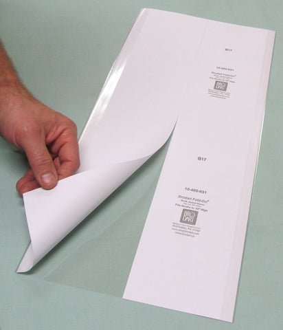 Fold-On Lo-Luster Pre-Cut Sheets 10" x 36" - Manaus Books site